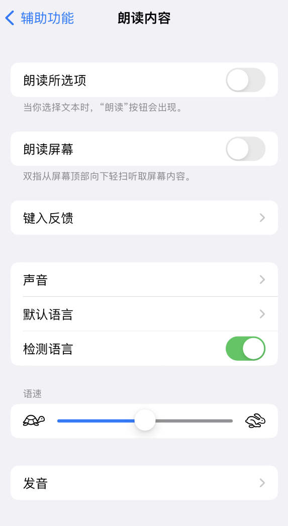 南宁苹果服务网点分享iOS 16 小技巧：让 iPhone 朗读屏幕上的内容或所选择的文本 