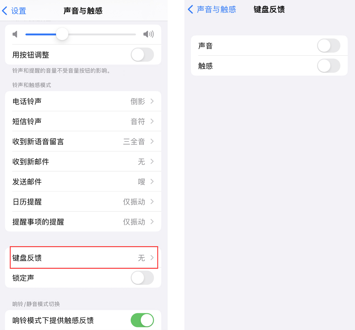 南宁苹果手机维修分享iOS 16 小细节：支持开启 iPhone 键盘声音及触感反馈 